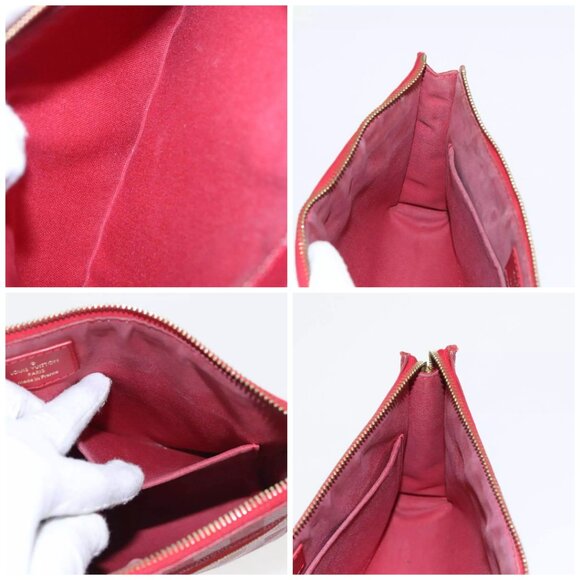 LOUIS VUITTON Damier Color Module Clutch Bag 2way Red - Picture 14 of 16